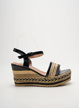 Sandale/Pantofi decupați negru LA BOTTINE SOURIANTE femeie