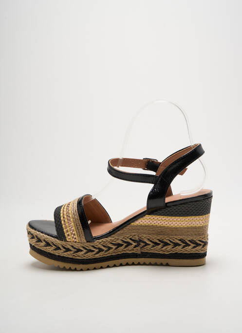 Sandale/Pantofi decupați negru LA BOTTINE SOURIANTE femeie