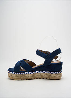 Sandale/pantofi decupați toc de 4 la 6 cm albastru REFRESH femeie
