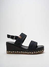 Sandale/pantofi decupați toc de 7 la 9 cm negru REFRESH femme