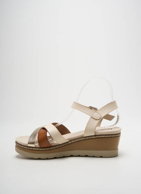 Sandale/Pantofi decupați maro REFRESH femeie