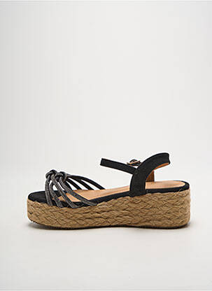 Sandale/pantofi decupați toc de 4 la 6 cm negru IDEAL SHOES femeie