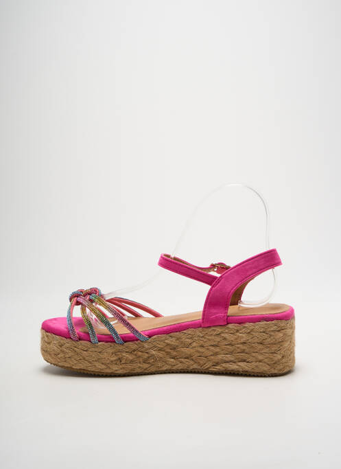 Sandale/Pantofi decupați roz IDEAL SHOES femeie