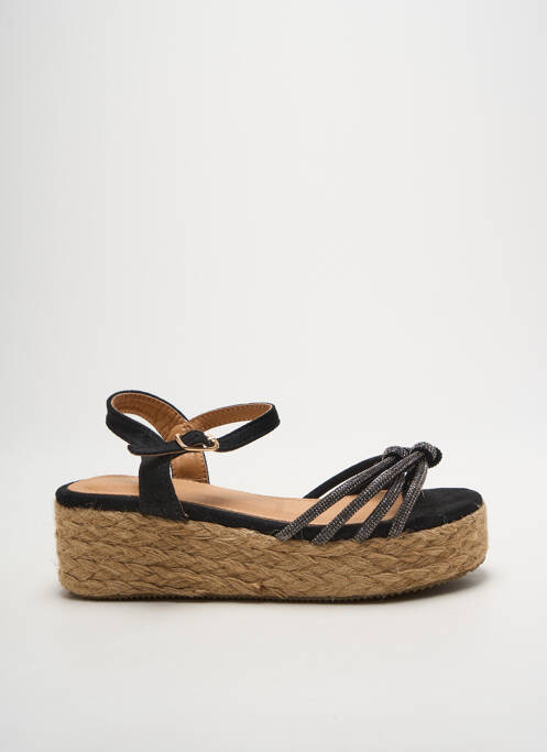 Sandale/Pantofi decupați negru IDEAL SHOES femeie