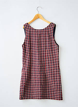 Rochie scurtă căptușeală fără mâneci roșu CHIPIE fată