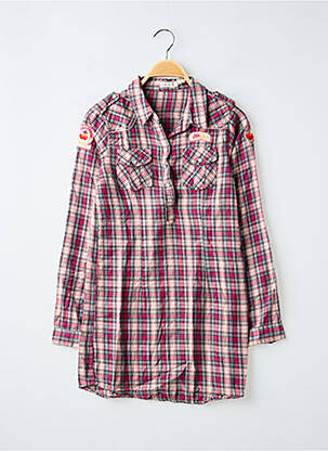 Rochie scurtă mâneci lungi mâneci lungi roz CERISE LITTLE fată