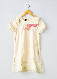Rochie scurtă mâneci scurte mâneci scurte bej MINI MOLLY BY MOLLY BRAKEN fille