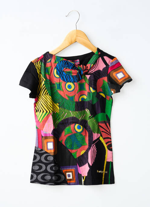 Tricou negru DESIGUAL fată