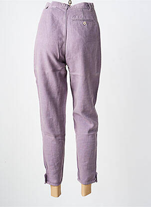 Pantalon 7/8 talie înaltă talie înaltă violet BENSIMON femeie
