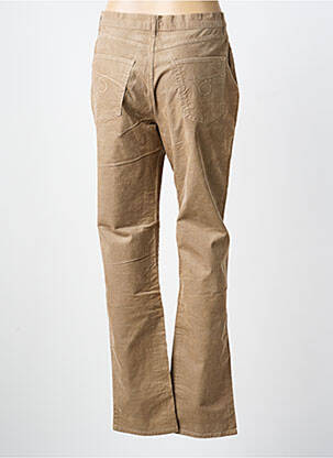Pantalon drept elasticitate talie înaltă maro OBER femeie