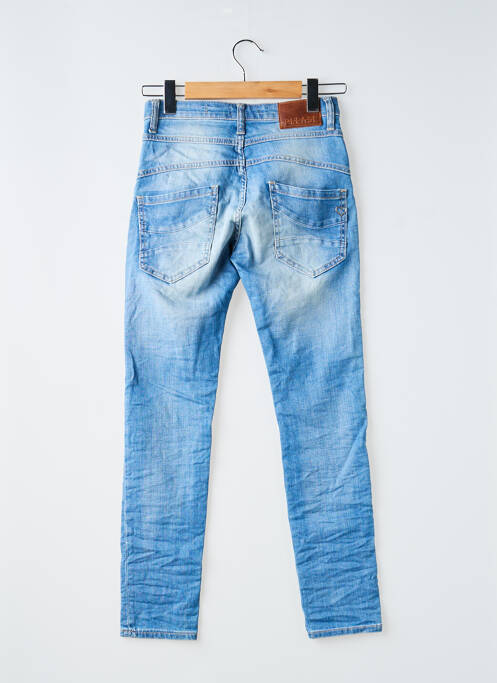 Blugi cu croială slim albastru PLEASE femeie