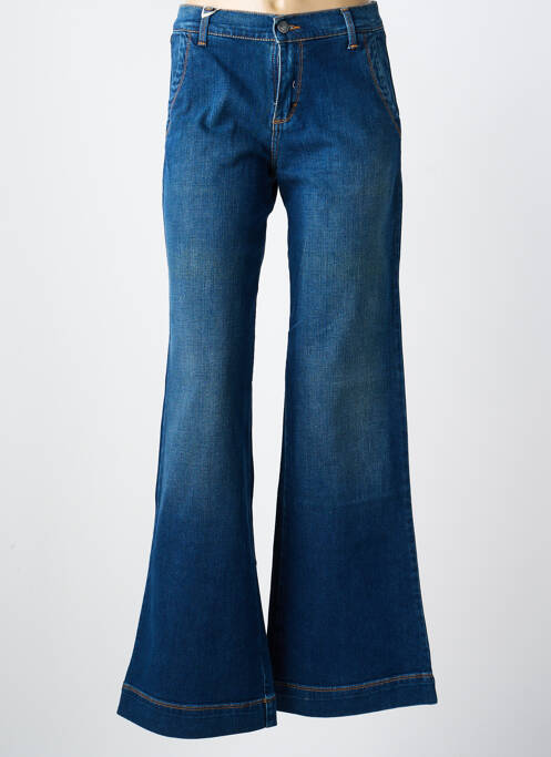 Blugi cu croială evazată albastru OBER femeie