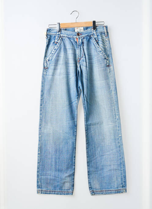 Blugi cu croială dreaptă albastru ENERGIE bărbat