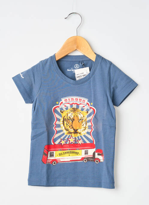 Tricou albastru MA LOCOMOTION băiat