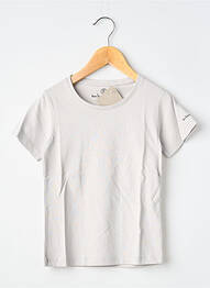 Tricou croială dreaptă mâneci scurte gri MA LOCOMOTION garcon