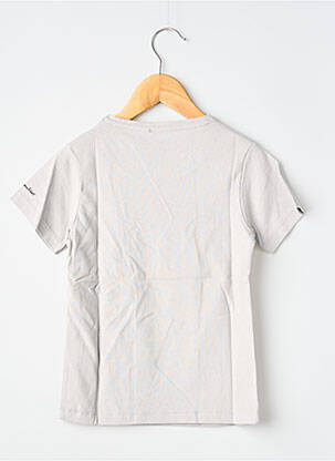 Tricou croială dreaptă mâneci scurte gri MA LOCOMOTION băiat
