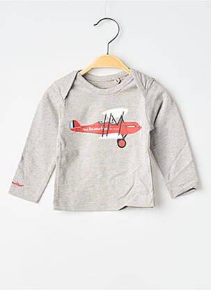 Tricou gri MA LOCOMOTION băiat