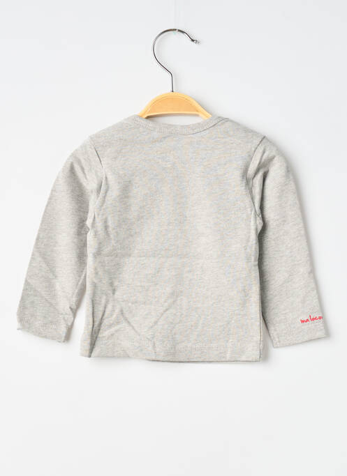 Tricou gri MA LOCOMOTION băiat