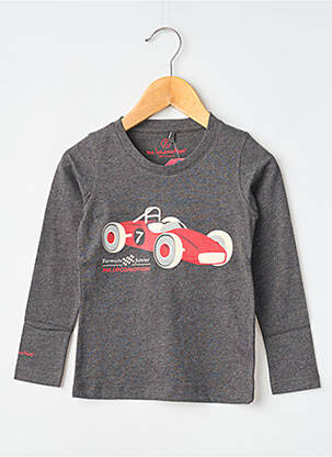Tricou gri MA LOCOMOTION băiat