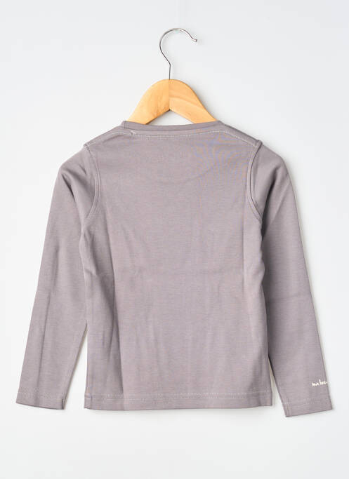 Tricou gri MA LOCOMOTION băiat