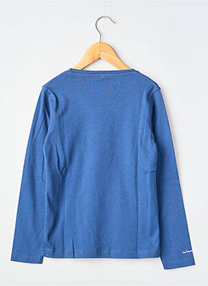 Tricou mâneci lungi mâneci lungi albastru MA LOCOMOTION băiat