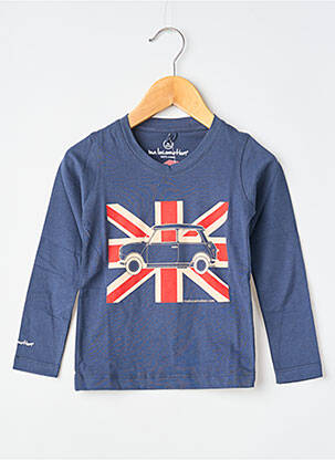 Tricou albastru MA LOCOMOTION băiat