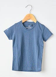 Tricou croială dreaptă mâneci scurte albastru MA LOCOMOTION garcon