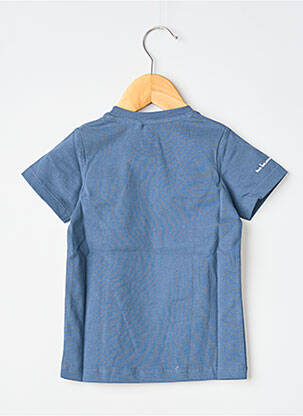 Tricou croială dreaptă mâneci scurte albastru MA LOCOMOTION băiat