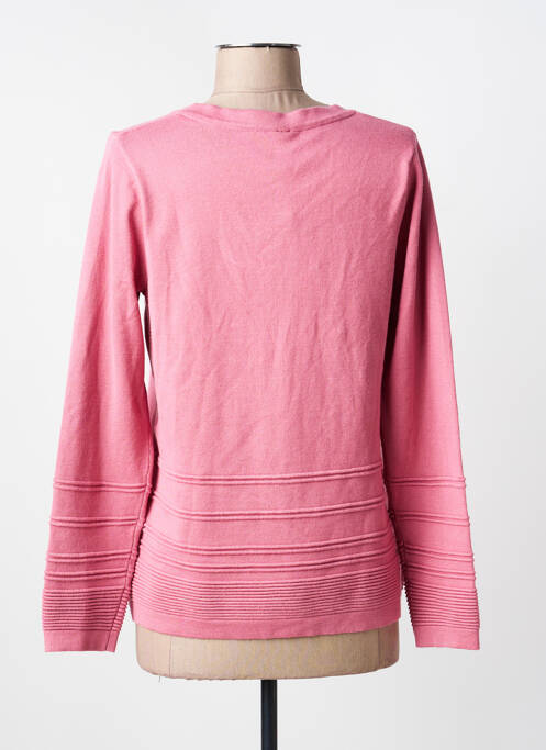 Vestă cu mâneci lungi închidere cu nasturi pe față roz JENSEN femme