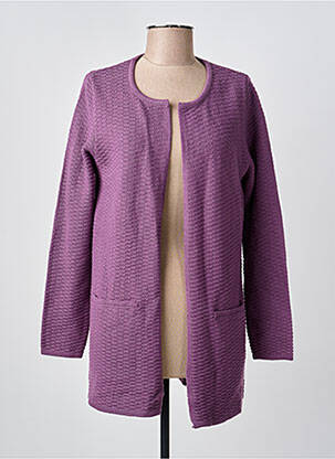 Vestă cu mâneci lungi guler rotund violet B.YOUNG femeie