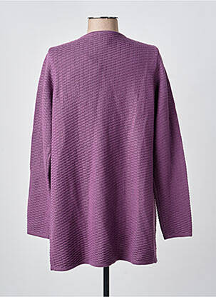 Vestă cu mâneci lungi guler rotund violet B.YOUNG femeie