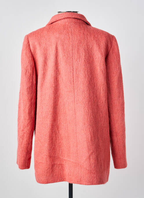 Palton scurt croială dreaptă fără glugă roz DIANE LAURY femme