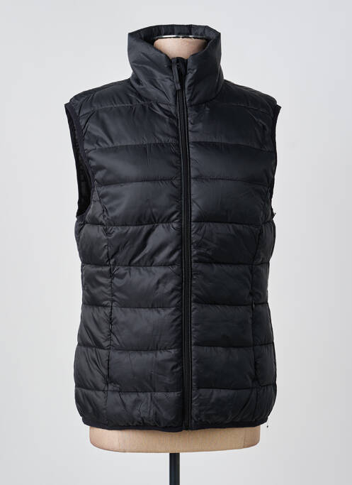 Geacă matlasată închidere cu fermoar pe față fără glugă negru B.YOUNG femme