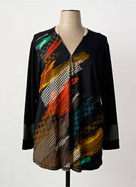 Tricou mâneci lungi mâneci lungi negru FRANCK ANNA femme
