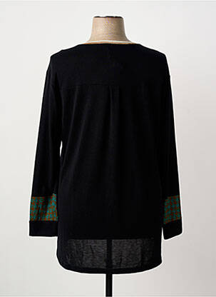 Tricou mâneci lungi mâneci lungi negru FRANCK ANNA femeie