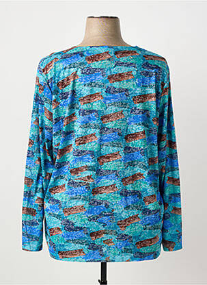 Tricou mâneci lungi mâneci lungi albastru DIANE LAURY femeie