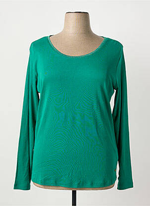 Tricou verde C'EST BEAU LA VIE femeie