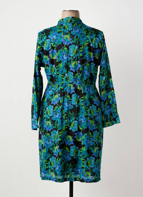 Rochie midi imprimeu floral mâneci lungi negru LA FIANCÉE femme