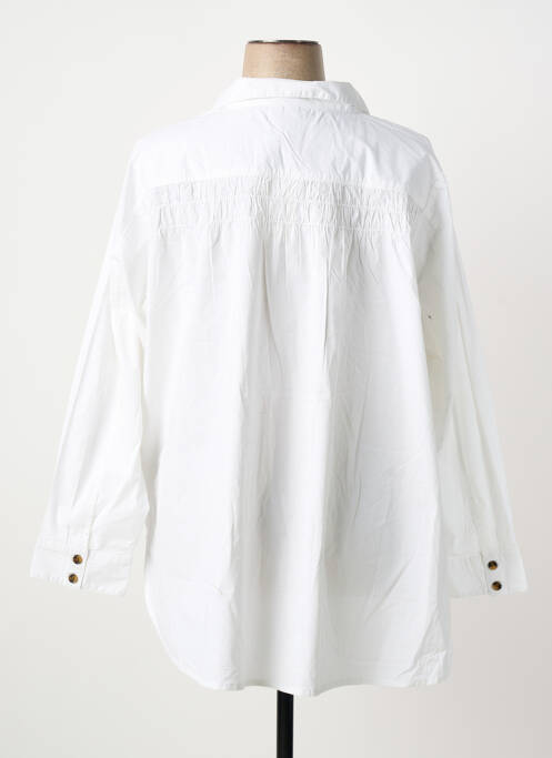 Cămașă croială dreaptă mâneci lungi alb CISO femme