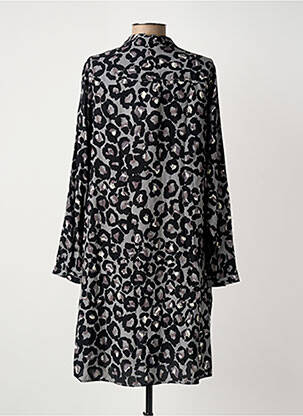 Rochie midi mâneci lungi mâneci lungi negru CULTURE femeie
