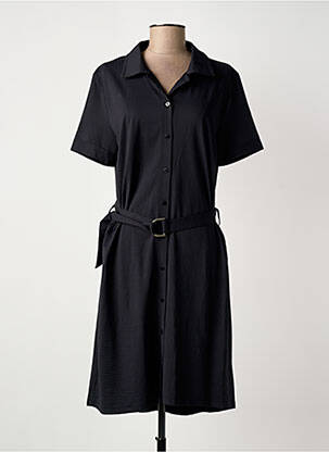 Rochie midi mâneci scurte mâneci scurte negru HBT femeie