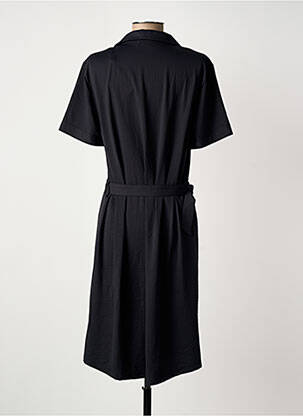 Rochie midi mâneci scurte mâneci scurte negru HBT femeie