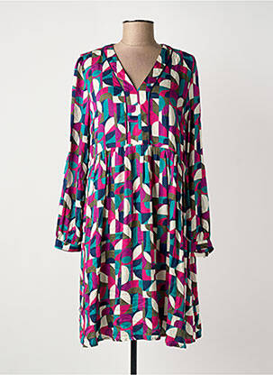 Rochie midi albastru JULIE GUERLANDE femeie