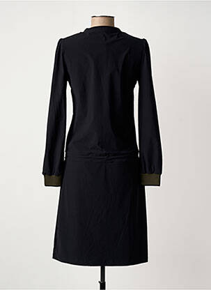 Rochie midi mâneci lungi mâneci lungi negru HBT femeie