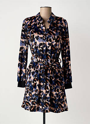 Rochie scurtă negru COULEURS DU TEMPS femeie