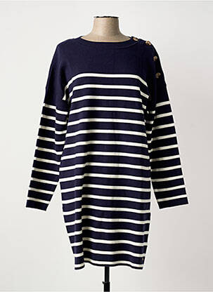 Rochie pulover albastru C'EST BEAU LA VIE femeie