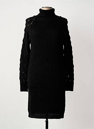 Rochie pulover croială dreaptă mâneci lungi negru MERI & ESCA femeie