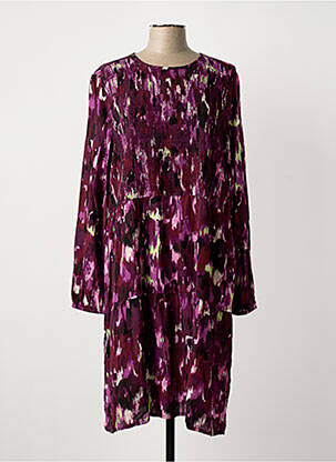 Rochie midi imprimeu fantezie mâneci lungi violet STREET ONE femeie