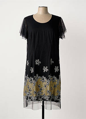 Rochie midi negru FRED SABATIER femeie