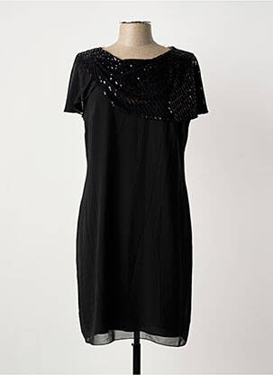 Rochie midi fără mâneci fără mâneci negru CHRISTINE LAURE femeie